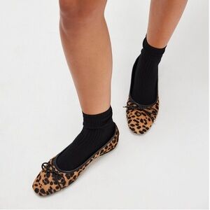 Schutz leopard ballet flats